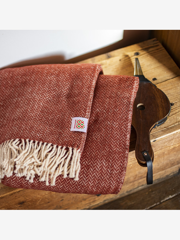 Balkanova Vlněná deka Elma V - bordó