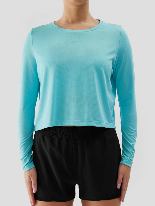 4F Dámské sportovní rychleschnoucí tričko s dlouhými rukávy loose 4F