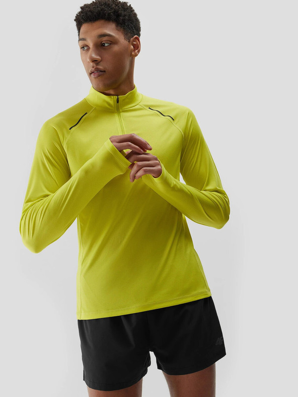 4F Pánské běžecké rychleschnoucí tričko s dlouhými rukávy 4F