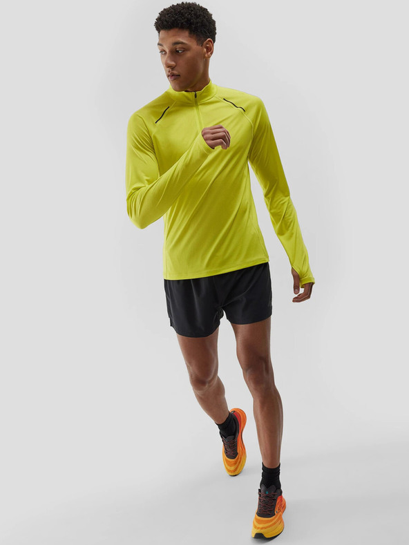 4F Pánské běžecké rychleschnoucí tričko s dlouhými rukávy 4F