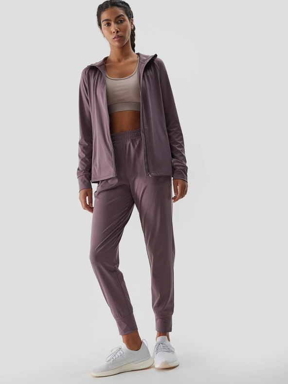 4F Dámská sportovní rychleschnoucí rozepínací mikina s kapucí 4F