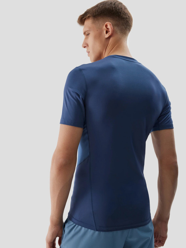 4F Pánské sportovní tričko slim z recyklovaných materiálů 4F