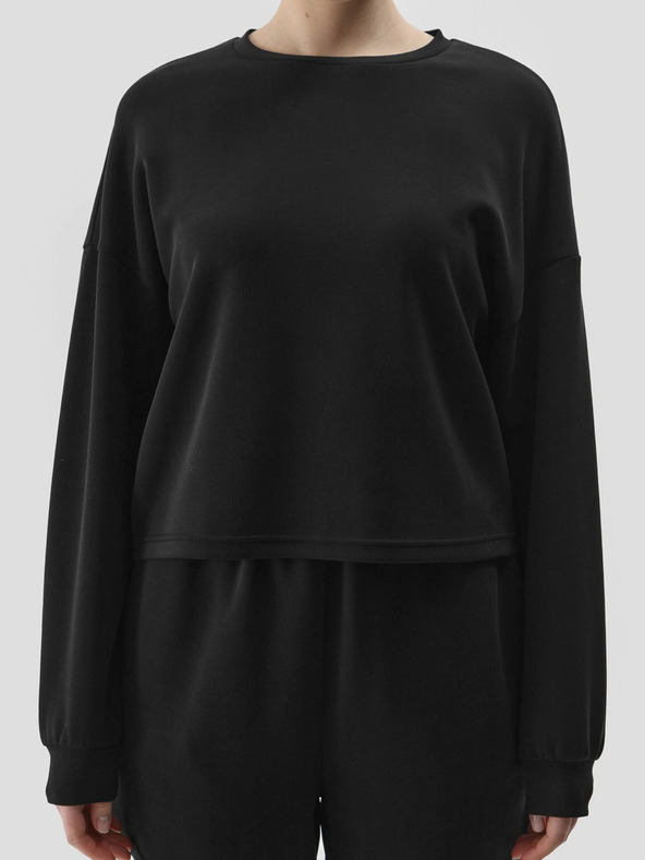 4F Dámská tepláková mikina bez zapínání s přídavkem modálu 4F