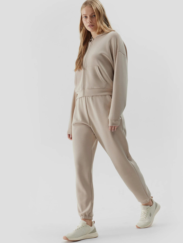 4F Dámská mikina s kapucí a zipem 4F