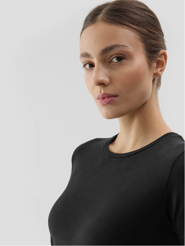 4F Dámské hladké tričko slim 4F