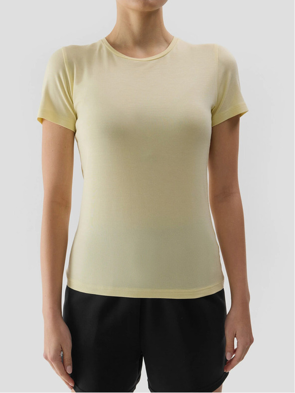 4F Dámské hladké tričko slim 4F