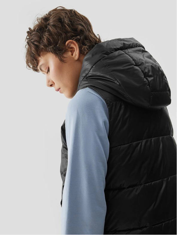 4F Dámská péřová vesta s výplní ze syntetického peří 4F