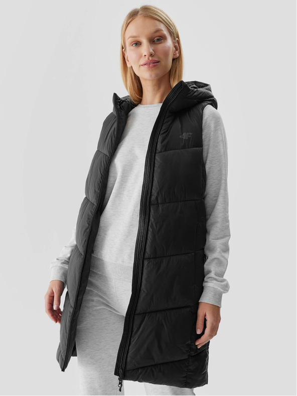 4F Dámská péřová vesta s výplní ze syntetického peří 4F