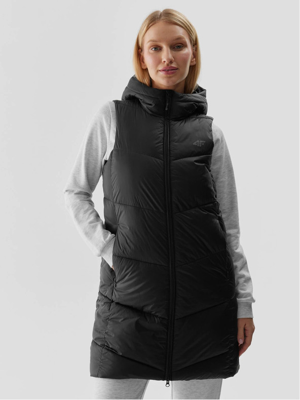4F Dámská péřová vesta s výplní ze syntetického peří 4F