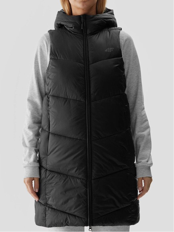 4F Dámská péřová vesta s výplní ze syntetického peří 4F