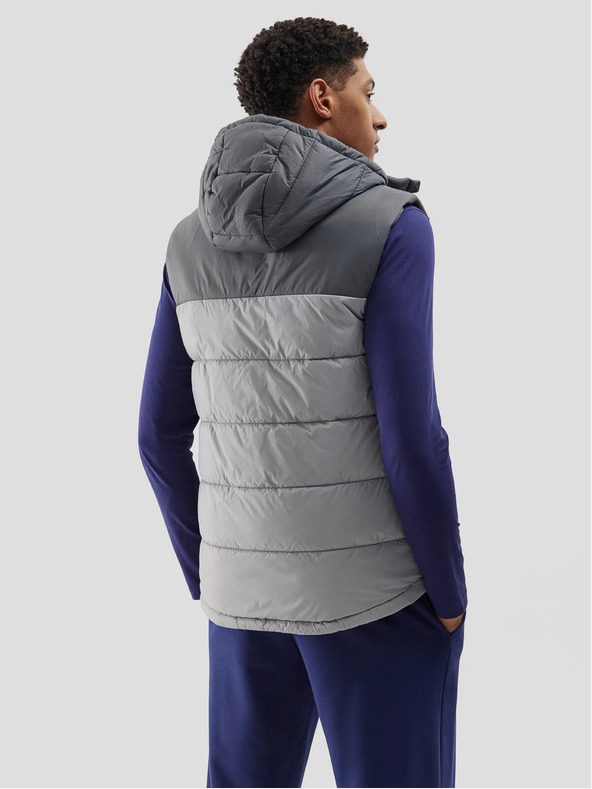 4F Pánská péřová vesta s výplní ze syntetického peří 4F