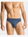 Atlantic Pánské sportovní slipy ATLANTIC 3-PACK - grafit, námořnická modř, denim