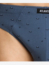 Atlantic Pánské sportovní slipy ATLANTIC 3-PACK - grafit, námořnická modř, denim