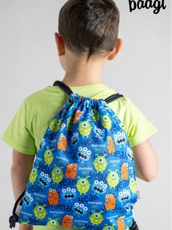 BAAGL  Modrý předškolní vak Baagl Monsters