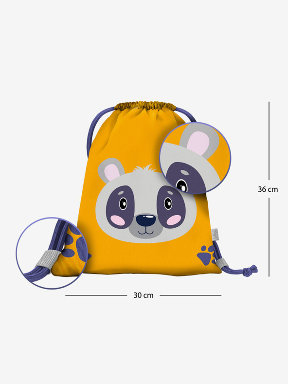 BAAGL  Žlutý předškolní vak Baagl Mýval