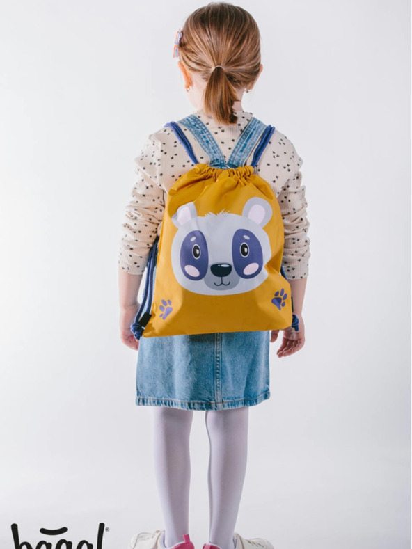 BAAGL  Žlutý předškolní vak Baagl Mýval