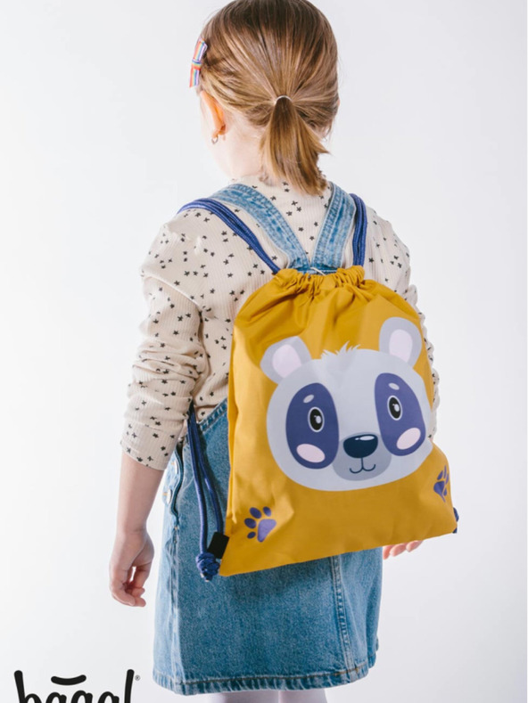 BAAGL  Žlutý předškolní vak Baagl Mýval