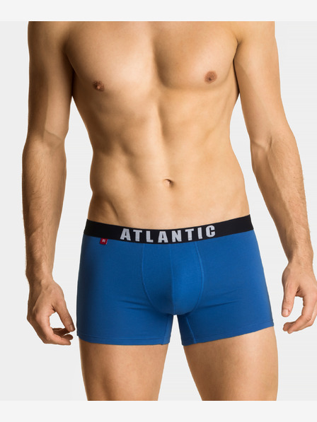 Atlantic 3-BALENÍ Pánské boxerky ATLANTIC - růžové, modré, námořnické