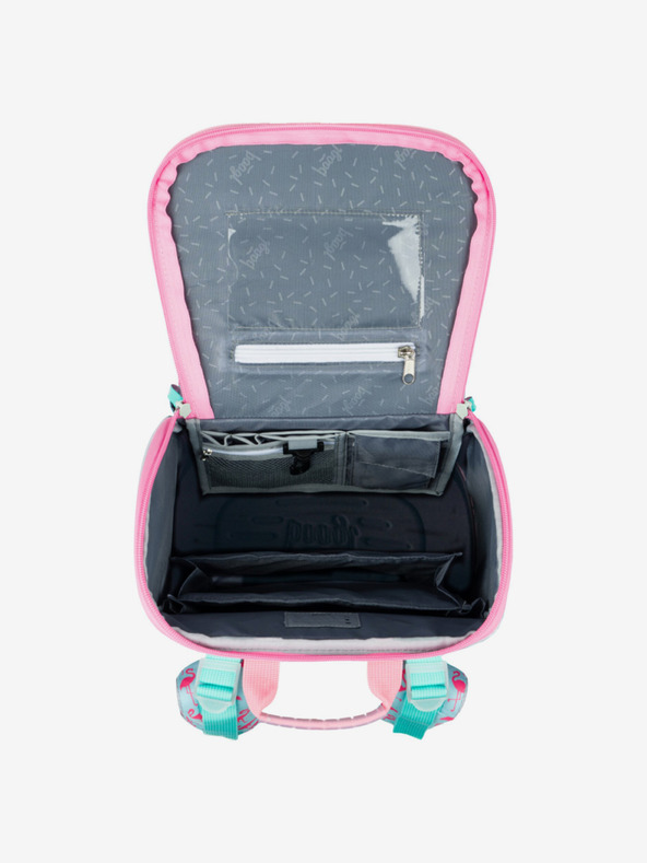 BAAGL  Růžová školní aktovka Zippy Baagl Plameňák