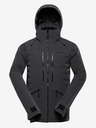 ALPINE PRO Pánská lyžařská bunda s membránou ptx snow ALPINE PRO REAS dk.true gray