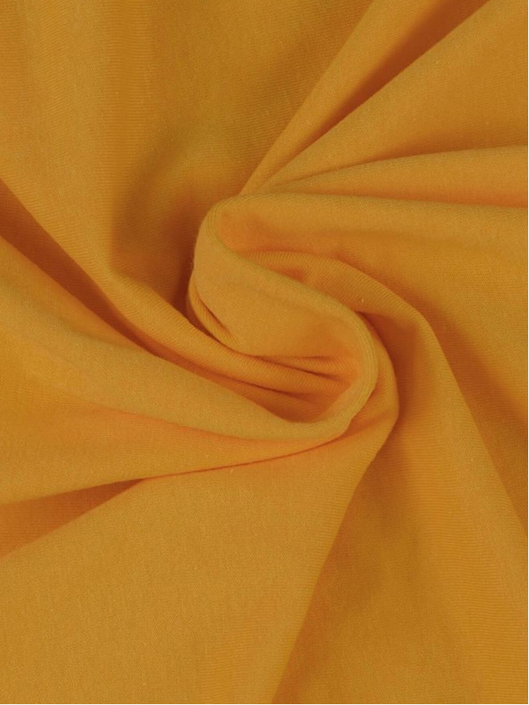 Kvalitex Jersey prostěradlo dětské 70x140cm sytě žluté Kvalitex