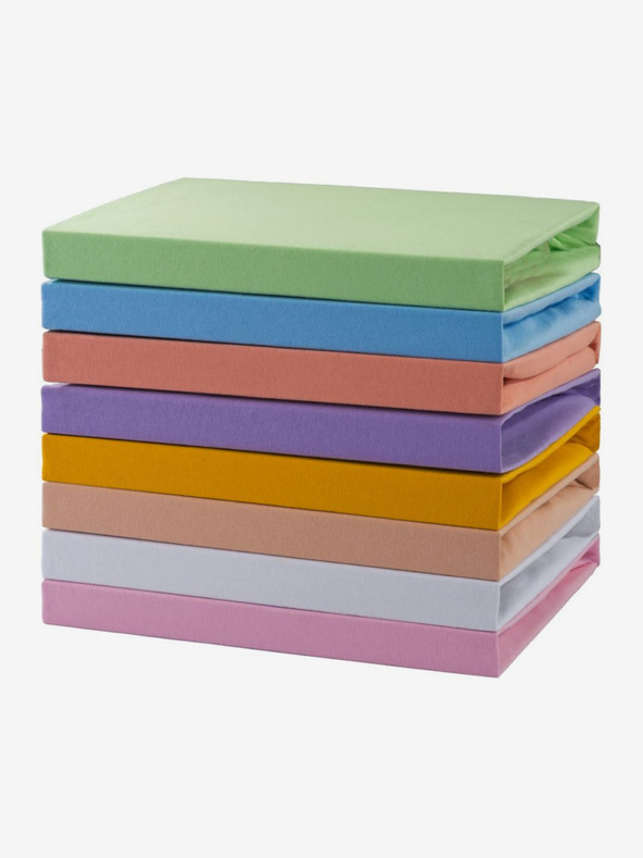 Kvalitex Jersey prostěradlo dětské 70x140cm lososové Kvalitex