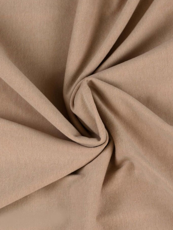 Kvalitex Jersey prostěradlo dětské 70x140cm světle béžové Kvalitex