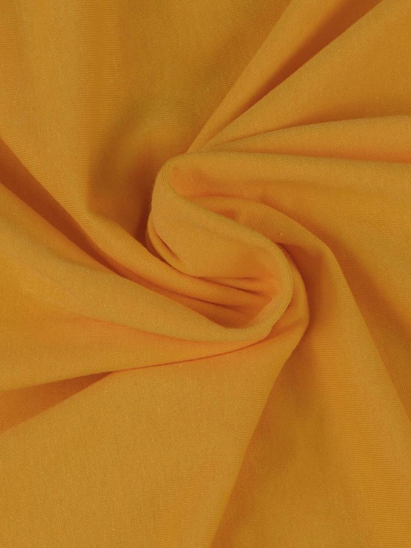 Kvalitex Jersey prostěradlo dětské 60x120cm sytě žluté Kvalitex