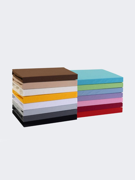 Kvalitex Jersey prostěradlo dětské 60x120cm sytě žluté Kvalitex