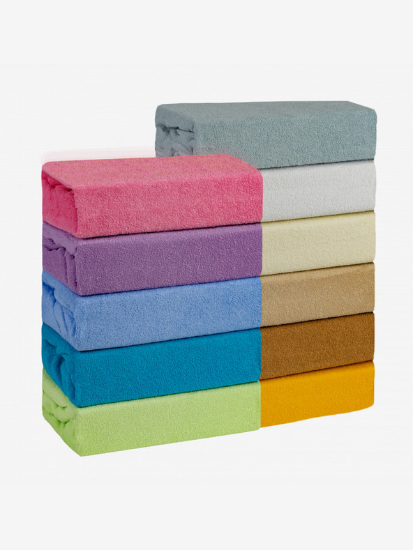 Kvalitex Froté prostěradlo dětské 60x120cm světle fialové Kvalitex