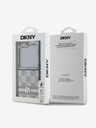 DKNY DKNY PU Leather Checkered Pattern and Stripe Zadní Kryt pro Samsung Galaxy Z Flip 6 Beige