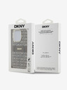 DKNY PC/TPU Repeat Pattern Tonal Stripe Magsafe Zadní Kryt pro iPhone 14 Pro Beige DKNY