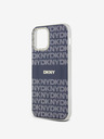 DKNY PC/TPU Repeat Pattern Tonal Stripe Magsafe Zadní Kryt pro iPhone 12/12 Pro Blue DKNY