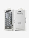 DKNY DKNY PU Leather Repeat Pattern Bottom Stripe MagSafe Zadní Kryt pro Samsung Galaxy Z Fold 6 Brown