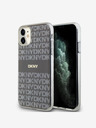 DKNY PC/TPU Repeat Pattern Tonal Stripe Magsafe Zadní Kryt pro iPhone 11 Beige DKNY