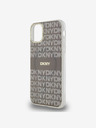 DKNY PC/TPU Repeat Pattern Tonal Stripe Magsafe Zadní Kryt pro iPhone 11 Beige DKNY