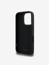 DKNY DKNY 3D Rubber Repeat Logo Line Zadní Kryt pro iPhone 16 Pro Max Black