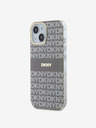 DKNY PC/TPU Repeat Pattern Tonal Stripe Magsafe Zadní Kryt pro iPhone 15 Beige DKNY