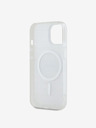 DKNY PC/TPU Repeat Pattern Tonal Stripe Magsafe Zadní Kryt pro iPhone 15 Beige DKNY