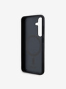 DKNY DKNY PU Leather Repeat Pattern Stack Logo Magsafe Zadní Kryt pro Samsung Galaxy S24+ Black
