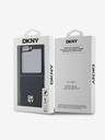 DKNY DKNY PU Leather Stack Logo Zadní Kryt pro Samsung Galaxy Z Flip 6 Black