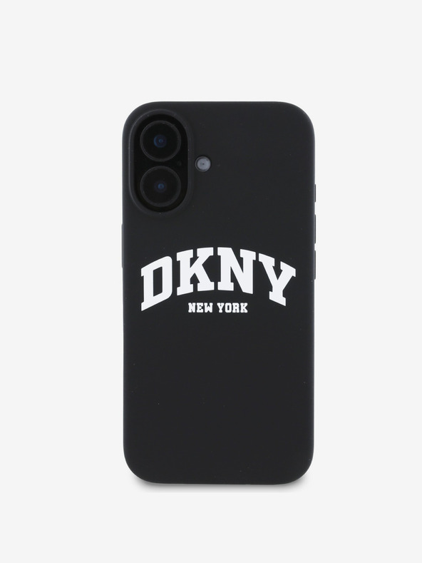 DKNY DKNY Liquid Silicone Arch Logo MagSafe Zadní Kryt pro iPhone 16 Plus Black