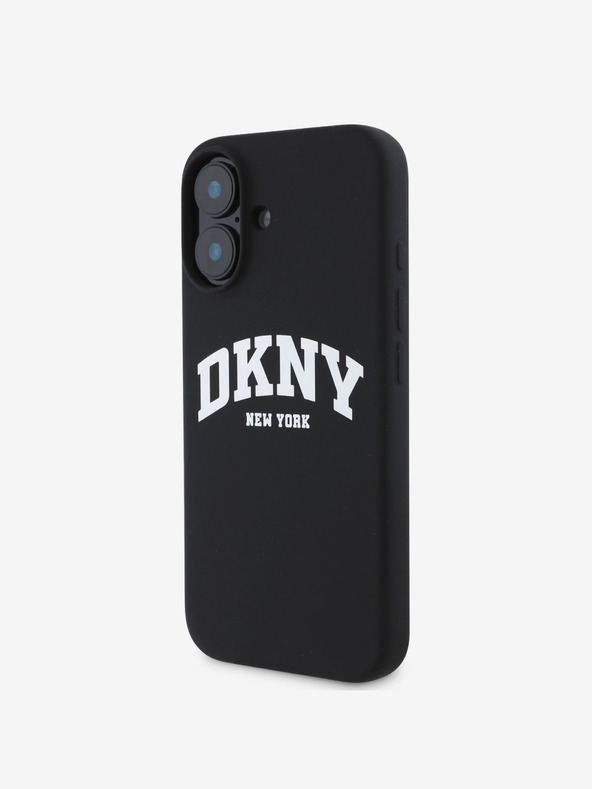 DKNY DKNY Liquid Silicone Arch Logo MagSafe Zadní Kryt pro iPhone 16 Plus Black