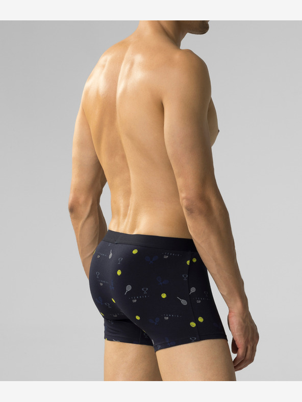 Atlantic Pánské boxerky ATLANTIC 3Pack - tmavě modré