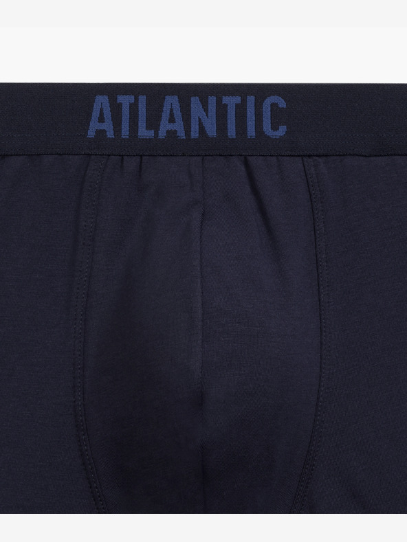 Atlantic Pánské boxerky ATLANTIC 3Pack - tmavě modré