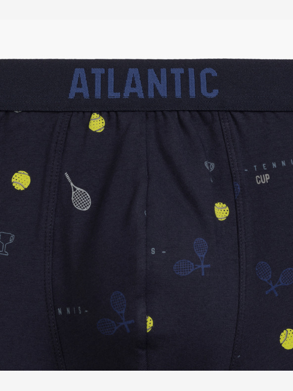 Atlantic Pánské boxerky ATLANTIC 3Pack - tmavě modré
