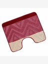 Bellatex WC předložka 50x60cm chevron burgundy Bellatex