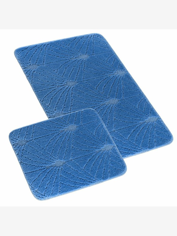 Bellatex Koupelnová a WC předložka chrpa tmavě modrá Bellatex