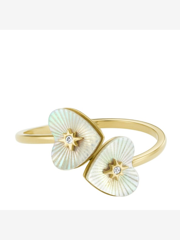 Fossil Dámský ocelový prsten Fossil