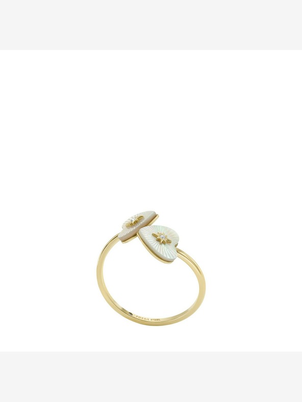 Fossil Dámský ocelový prsten Fossil